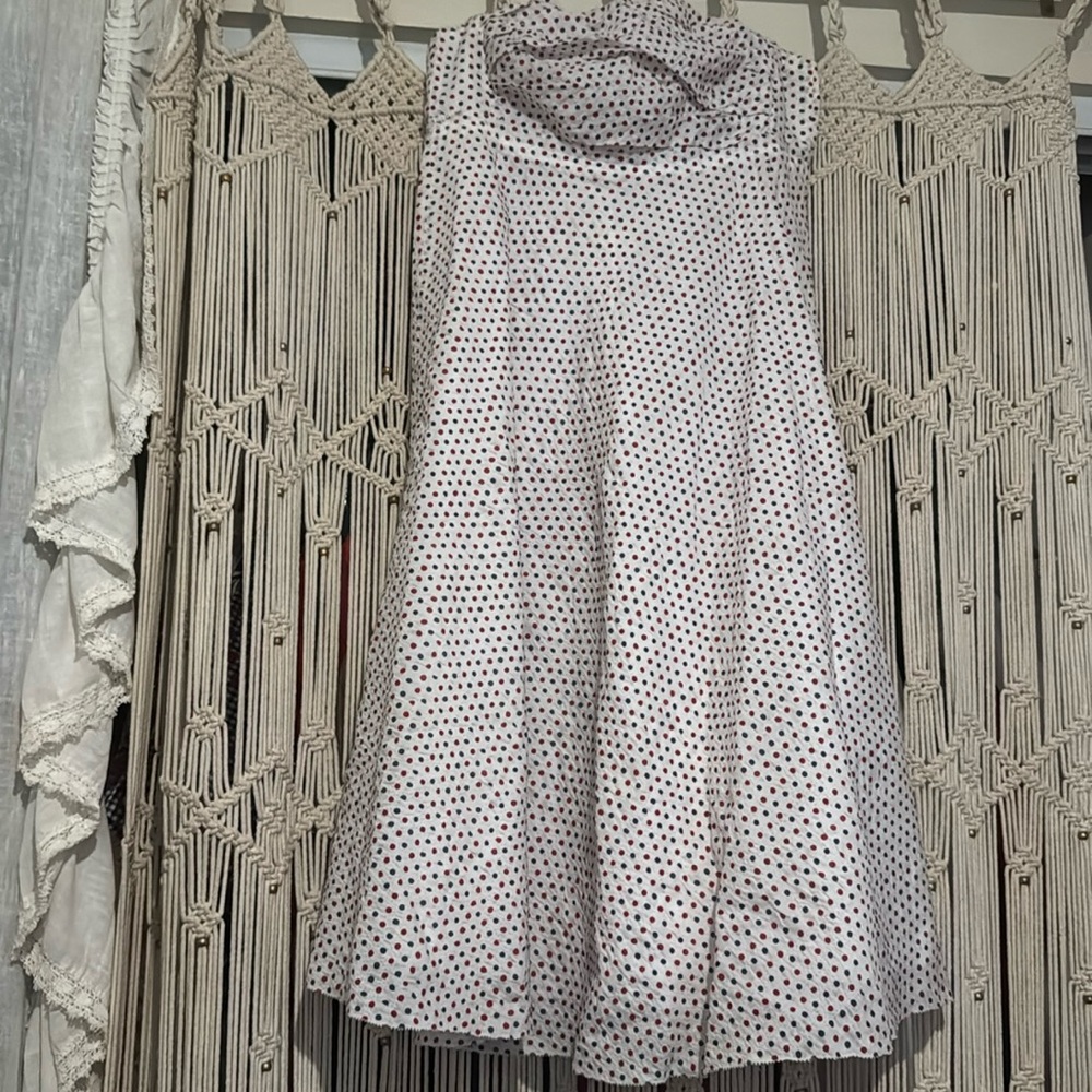 J. Crew Paloma Seersucker Strapless Dress 6